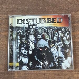 Disturbed Ten Thousand Fists CD OS Multicolor Excellent 2005 Heavy Metal Album